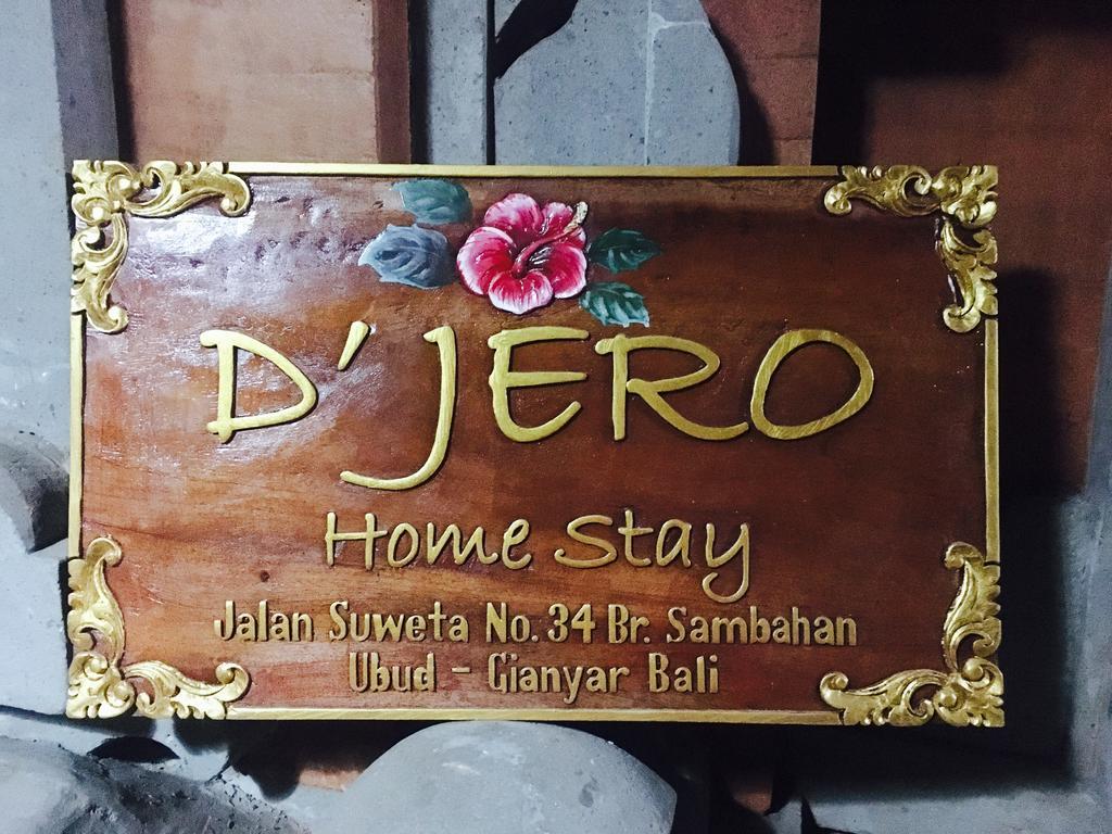 D'Jero Homestay Ubud Buitenkant foto